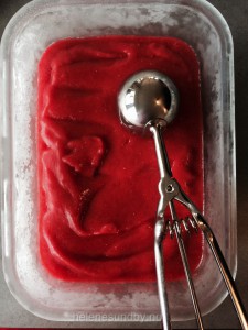 Jordbærsorbet