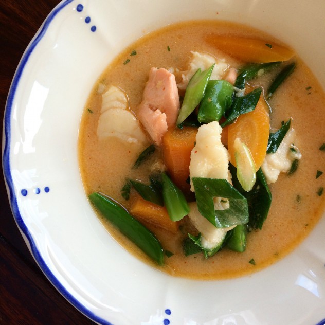 Thai fiskesuppe